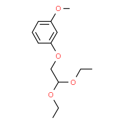 ChemSpider 2D Image | 1-(2,2-Diethoxyethoxy)-3-methoxybenzene | C13H20O4