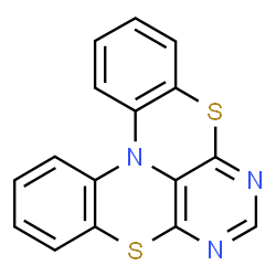 ChemSpider 2D Image | 5,9-Dithia-6,8,13b-triazanaphtho[3,2,1-de]anthracene | C16H9N3S2
