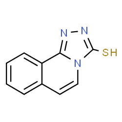 ChemSpider 2D Image | [1,2,4]Triazolo[3,4-a]isoquinoline-3(2H)-thione | C10H7N3S