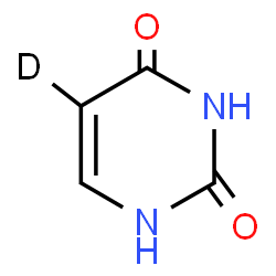 ChemSpider 2D Image | Uracil-5-d | C4H3DN2O2