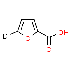 ChemSpider 2D Image | 2-(5-~2~H)Furancarboxylic acid | C5H3DO3