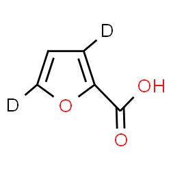 ChemSpider 2D Image | 2-(3,5-~2~H_2_)Furancarboxylic acid | C5H2D2O3
