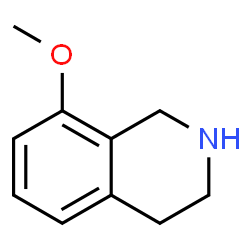 ChemSpider 2D Image | 8-Methoxy-1,2,3,4-tetrahydroisoquinoline | C10H13NO