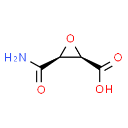 ChemSpider 2D Image | (2R,3S)-3-Carbamoyl-2-oxiranecarboxylic acid | C4H5NO4