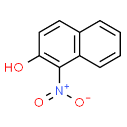 ChemSpider 2D Image | 1-Nitro-2-naphthol | C10H7NO3