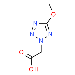 ChemSpider 2D Image | (5-Methoxy-2H-tetrazol-2-yl)acetic acid | C4H6N4O3