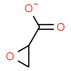 ChemSpider 2D Image | 2-Oxiranecarboxylate | C3H3O3