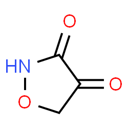 ChemSpider 2D Image | 1,2-Oxazolidine-3,4-dione | C3H3NO3