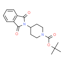 ChemSpider 2D Image | 2-Methyl-2-propanyl 4-(1,3-dioxo-1,3-dihydro-2H-isoindol-2-yl)-1-piperidinecarboxylate | C18H22N2O4