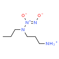 ChemSpider 2D Image | (1Z)-3-(3-Ammoniopropyl)-3-propyl-1-triazen-1-olate 2-oxide | C6H16N4O2