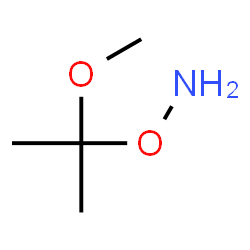 ChemSpider 2D Image | 2-(Aminooxy)-2-methoxypropane | C4H11NO2