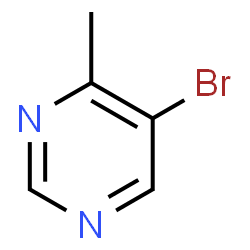 ChemSpider 2D Image | 5-Bromo-4-methylpyrimidine | C5H5BrN2