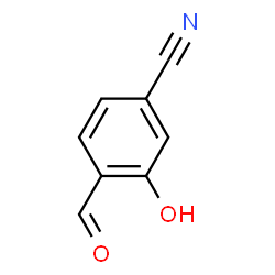 ChemSpider 2D Image | 4-Formyl-3-hydroxybenzonitrile | C8H5NO2