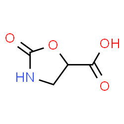 ChemSpider 2D Image | 2-Oxo-1,3-oxazolidine-5-carboxylic acid | C4H5NO4