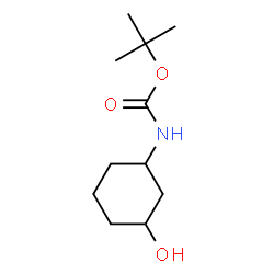 ChemSpider 2D Image | 3-(Boc-amino)cyclohexanol | C11H21NO3
