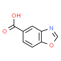 ChemSpider 2D Image | 1,3-Benzoxazole-5-carboxylic acid | C8H5NO3
