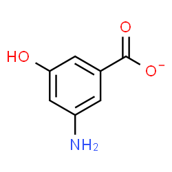 ChemSpider 2D Image | 3-Amino-5-hydroxybenzoate | C7H6NO3