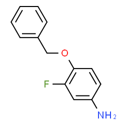 ChemSpider 2D Image | 4-(Benzyloxy)-3-fluoroaniline | C13H12FNO