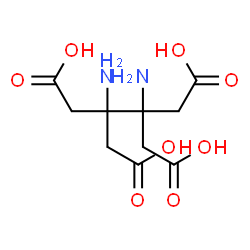 ChemSpider 2D Image | 3,4-Diamino-3,4-bis(carboxymethyl)hexanedioic acid | C10H16N2O8