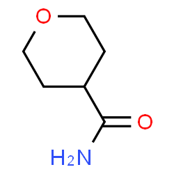 ChemSpider 2D Image | Tetrahydro-2H-pyran-4-carboxamide | C6H11NO2