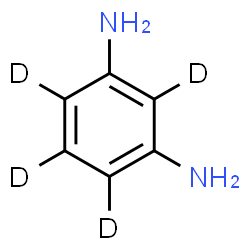 ChemSpider 2D Image | 1,3-(~2~H_4_)Benzenediamine | C6H4D4N2
