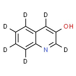 ChemSpider 2D Image | 3-(~2~H_6_)Quinolinol | C9HD6NO