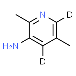 ChemSpider 2D Image | 2,5-Dimethyl-3-(~2~H_2_)pyridinamine | C7H8D2N2