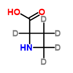 InChI=1/C4H7NO2/c6-4(7)3-1-2-5-3/h3,5H,1-2H2,(H,6,7)/i1D2,2D2,3D