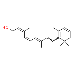 ChemSpider 2D Image | (11cis,13cis)-3,4-Didehydroretinol | C20H28O