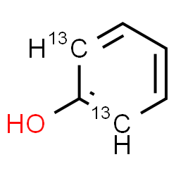 ChemSpider 2D Image | (2,6-~13~C_2_)Phenol | C413C2H6O