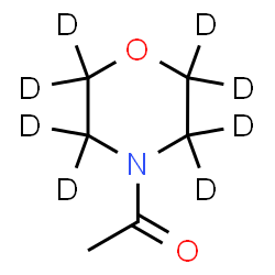ChemSpider 2D Image | 1-[(~2~H_8_)-4-Morpholinyl]ethanone | C6H3D8NO2