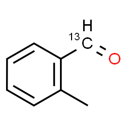 ChemSpider 2D Image | 2-Methyl(formyl-~13~C)benzaldehyde | C713CH8O