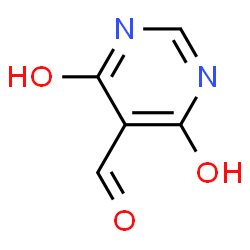 ChemSpider 2D Image | 4,6-dihydroxypyrimidine-5-carbaldehyde | C5H4N2O3