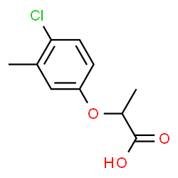 ChemSpider 2D Image | 2-(4-Chloro-3-methylphenoxy)propanoic acid | C10H11ClO3