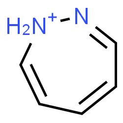 ChemSpider 2D Image | 1H-1,2-Diazepin-1-ium | C5H7N2