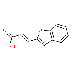 ChemSpider 2D Image | (e)-3-(benzofuran-2-yl)acrylic acid | C11H8O3