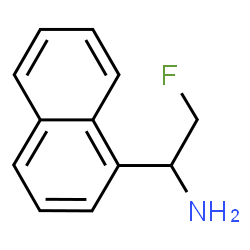ChemSpider 2D Image | 2-Fluoro-1-(1-naphthyl)ethanamine | C12H12FN