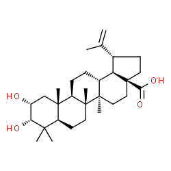 ChemSpider 2D Image | (2alpha,3alpha)-2,3-Dihydroxylup-20(29)-en-28-oic acid | C30H48O4