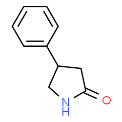ChemSpider 2D Image | 4-Phenyl-2-pyrrolidone | C10H11NO