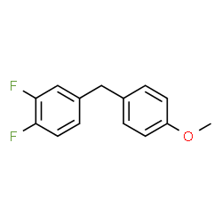 ChemSpider 2D Image | 1,2-Difluoro-4-(4-methoxybenzyl)benzene | C14H12F2O
