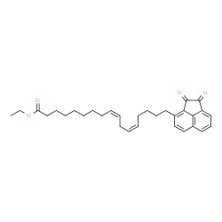 ChemSpider 2D Image | Ethyl (9Z,12Z)-17-(1,2-dioxo-1,2-dihydro-3-acenaphthylenyl)-9,12-heptadecadienoate | C31H38O4