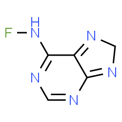 ChemSpider 2D Image | N-Fluoro-8H-purin-6-amine | C5H4FN5