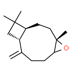 ChemSpider 2D Image | (1S,4S,10R)-4,12,12-Trimethyl-9-methylene-5-oxatricyclo[8.2.0.0~4,6~]dodecane | C15H24O