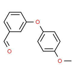 ChemSpider 2D Image | 3-(4-Methoxyphenoxy)benzaldehyde | C14H12O3