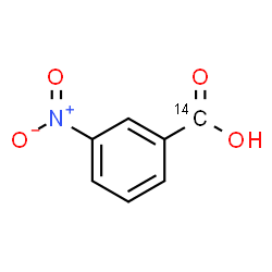 ChemSpider 2D Image | 3-Nitro(~14~C)benzoic acid | C614CH5NO4