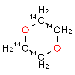 ChemSpider 2D Image | (~14~C_4_)-1,4-Dioxane | 14C4H8O2