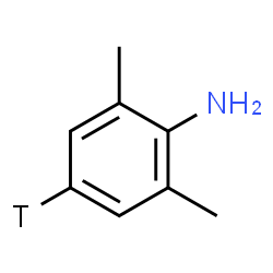 ChemSpider 2D Image | 2,6-Dimethyl(4-~3~H)aniline | C8H10TN
