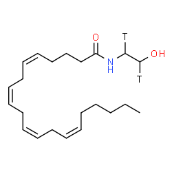 ChemSpider 2D Image | (5Z,8Z,11Z,14Z)-N-[2-Hydroxy(1,2-~3~H_2_)ethyl]-5,8,11,14-icosatetraenamide | C22H35T2NO2