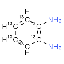 ChemSpider 2D Image | 1,2-(~13~C_6_)Benzenediamine | 13C6H8N2