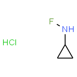 ChemSpider 2D Image | N-Fluorocyclopropanamine hydrochloride (1:1) | C3H7ClFN